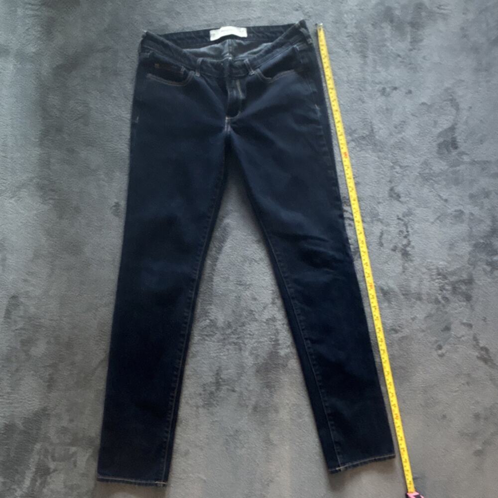 Abercrombie & Fitch Skinny Slim Dark Blue Denim Jeans Women’s Size 28/33